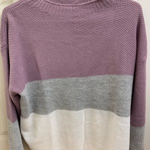 Colorblock sweater